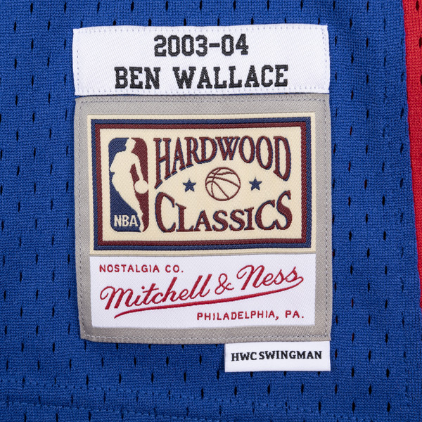 Mitchell & Ness Detroit Pistons Royal Ben Wallace Swingman Jersey