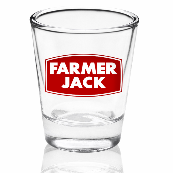 MI Culture Farmer Jack Shot Glass