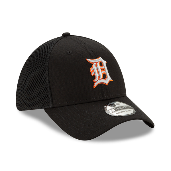 New Era Detroit Tigers Orange 39Thirty Team Front Neo Flex Hat