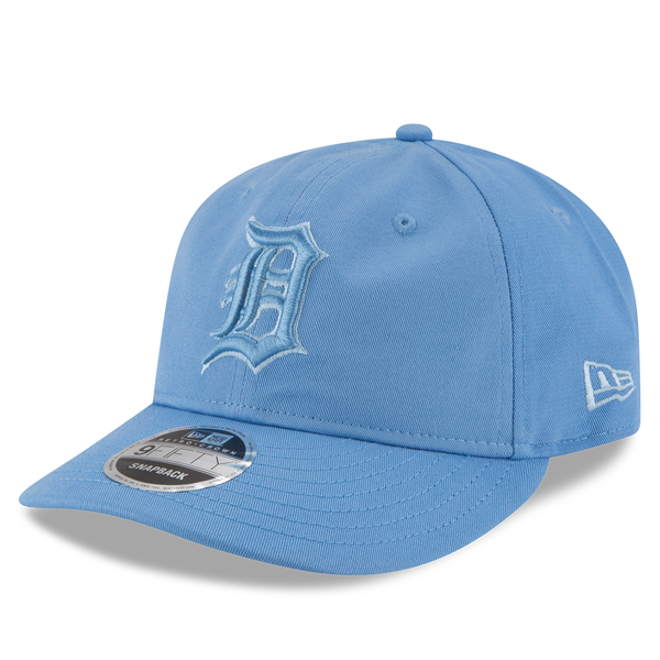 New Era Detroit Tigers Sky Blue 9Fifty Tonal Pastel Retro Crown Snapback Hat