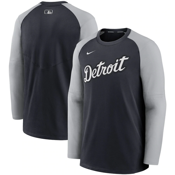 Nike Detroit Tigers Pitch Blue Dri-FIT Authentic Collection Game Long  Sleeve T-Shirt - Gameday Detroit