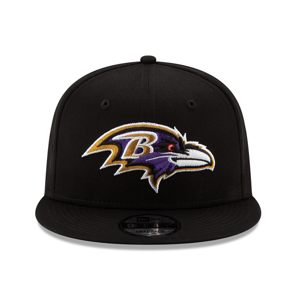 New Era Baltimore Ravens Black 9Fifty Basic Snapback Hat