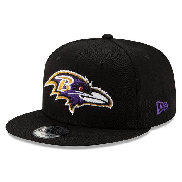 New Era Baltimore Ravens Black 9Fifty Basic Snapback Hat