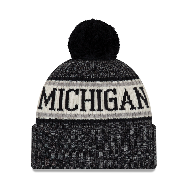 New Era Michigan Wolverines Navy Sport Knit Hat