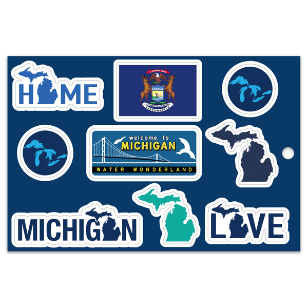 MI Culture Michigan Culture Decal Sheet