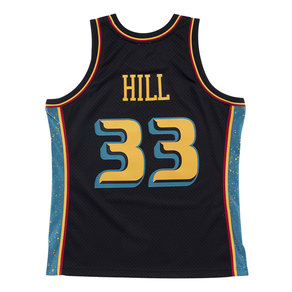 Women's Mitchell & Ness Grant Hill Teal Detroit Pistons 1998-99 Hardwood  Classics Swingman Jersey