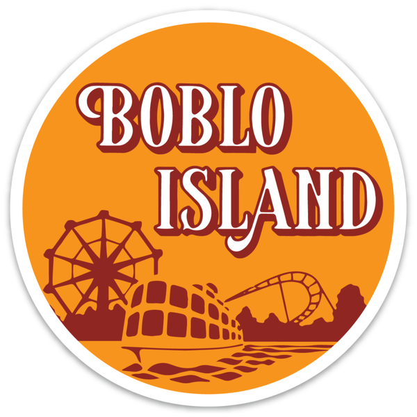 MI Culture Orange Boblo Island Vinyl Decal