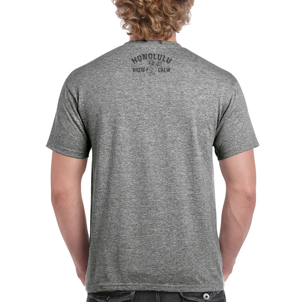 Motor City Bad Boys Graphite Heather Honolulu Brew Short Sleeve T-Shirt Motor City Bad Boys Graphite Heather Honolulu Brew Short Sleeve T-Shirt