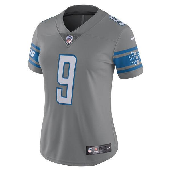 Nike Detroit Lions Women's Steel Matthew Stafford Color Rush Limited Jersey