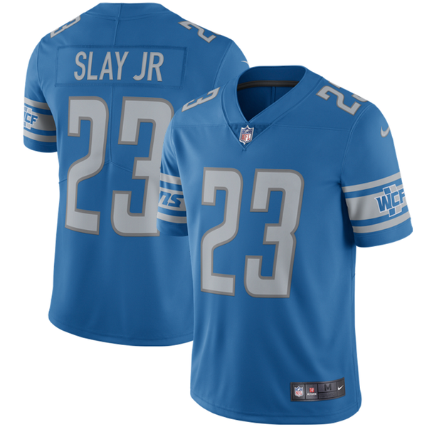 Nike Detroit Lions No23 Darius Slay Jr Blue Throwback Women's Stitched NFL 100th Season Vapor Limited Jersey