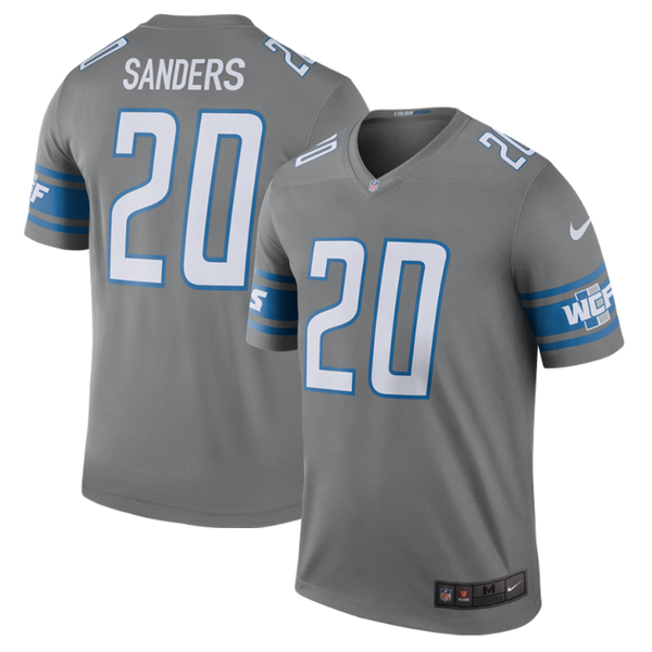 Detroit Lions No20 Barry Sanders Men's Nike 2020 Black CAMO Vapor Untouchable Limited Stitched Jersey