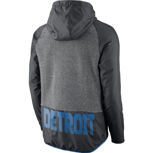 Nike Detroit Lions Charcoal Heather AV15 Winterized Full Zip Jacket