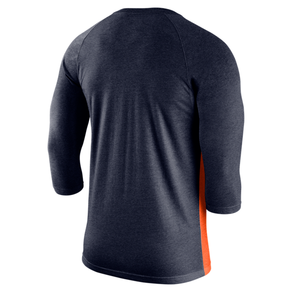 Detroit Tigers Homage Hand-Drawn Logo Tri-Blend T-Shirt - Orange
