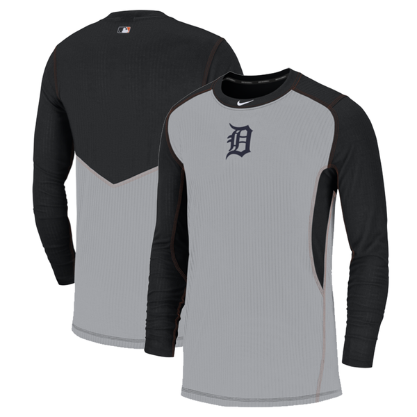 Nike Detroit Tigers Pitch Blue Dri-FIT Authentic Collection Game Long  Sleeve T-Shirt - Gameday Detroit