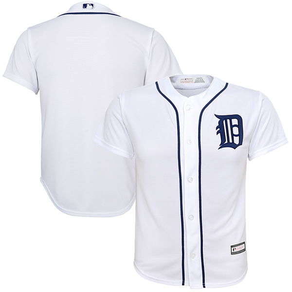 Detroit Tigers Blank Grey Cool Base Stitched Youth Jersey