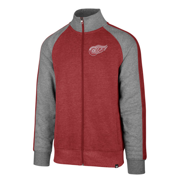 47 Brand Detroit Red Wings Red Match Full Zip Track Jacket