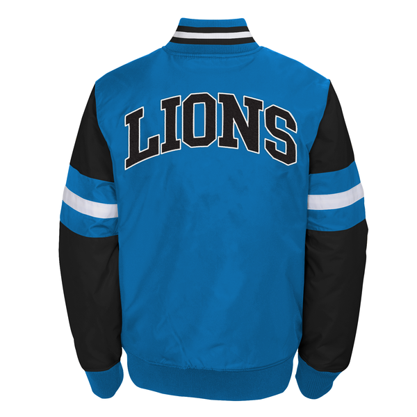 Outerstuff Detroit Lions Youth Blue Legendary Full-Zip Varsity Jacket