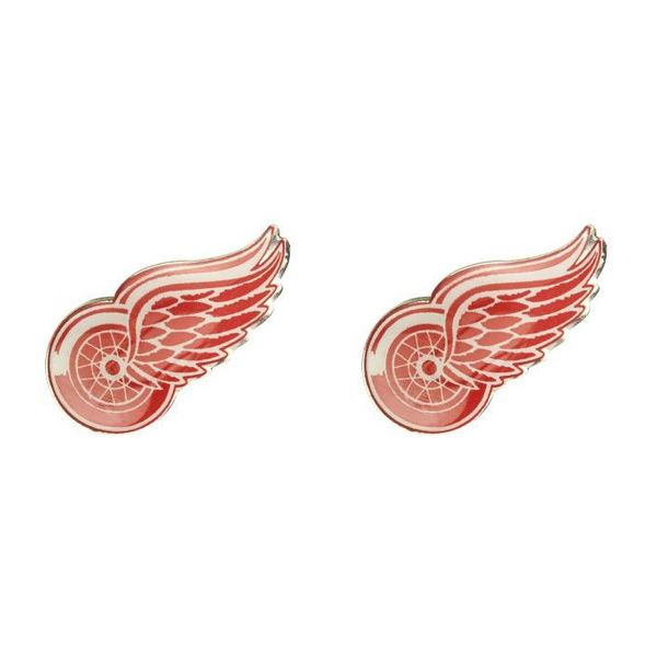 Aminco Detroit Red Wings Logo Post Earrings