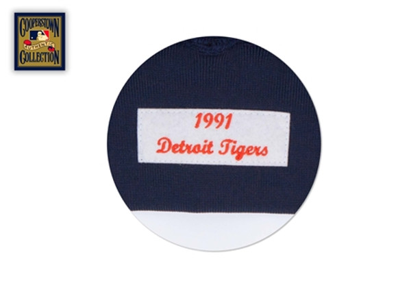 Detroit Tigers Men's Authentic Road Nike Jersey - Vintage Detroit Collection