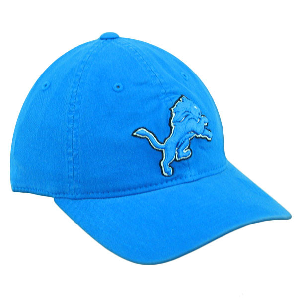 Reebok Detroit Lions Throwback Logo Fitted Hat Cap - Team Colors