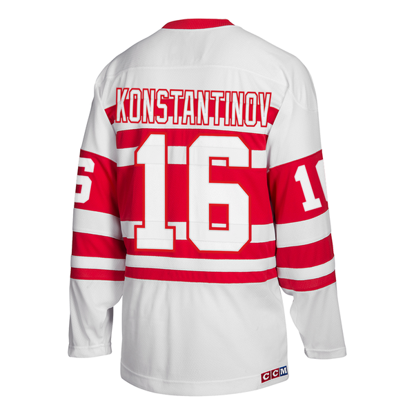 Vladimir Konstantinov Detroit Red Wings CCM 1991-92 Team Classics Jersey - White