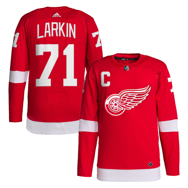 Men's Adidas Dylan Larkin Red Detroit Wings Home Primegreen Authentic Pro Player Jersey