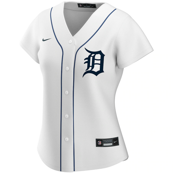 Detroit Tigers Nike Women's Home Replica Jersey - White