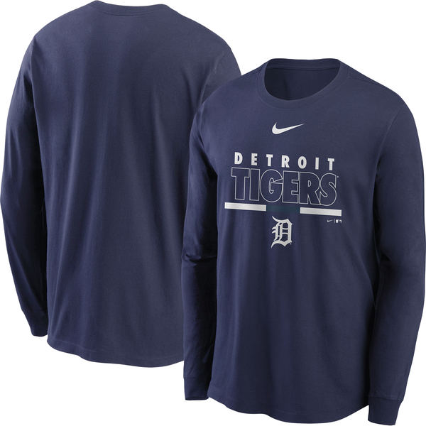 Detroit Tigers Men's Nike Home Custom Replica Jersey - Detroit City Sports