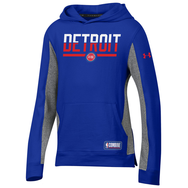 Hoodie Combine Authentic Under Armour Under Armour Detroit Pistons
