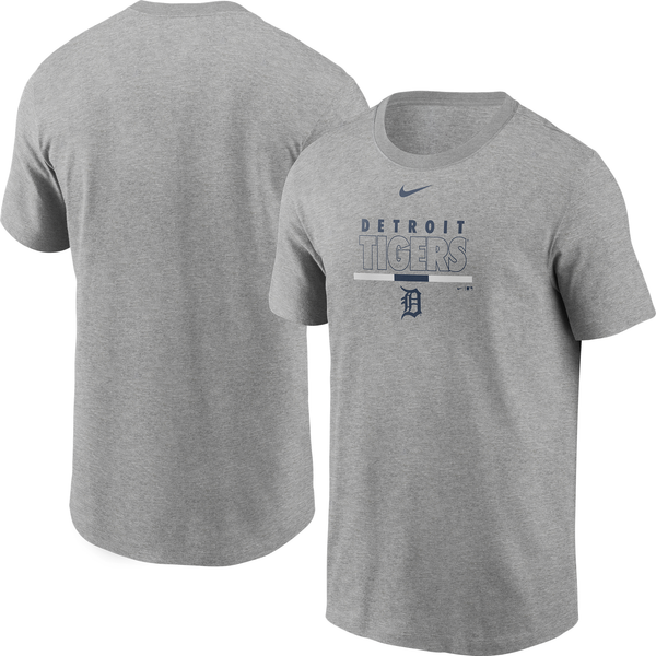 Men's Nike Detroit Tigers Color Bar Practice Long Sleeve Tee