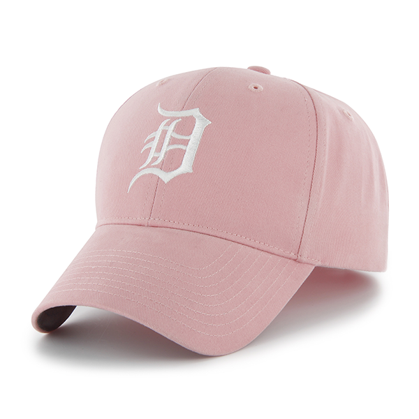 47 Brand Detroit Tigers Kid's Pink Basic Logo MVP Adjustable Hat