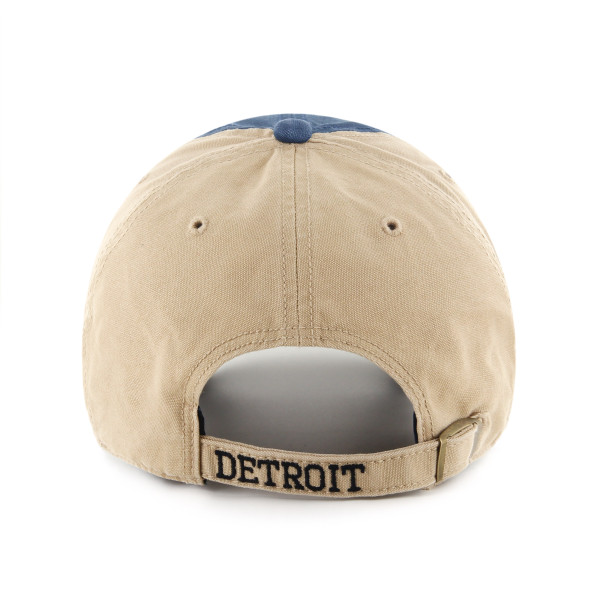 47 Brand Detroit Tigers Khaki Clinton Clean Up Adjustable Hat