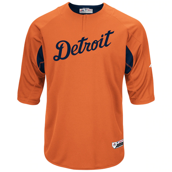 Kirk Gibson Detroit Tigers Mitchell & Ness Cooperstown Collection Mesh  Batting Practice Button-Up Jersey - Orange