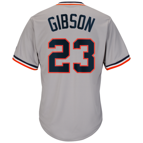 Detroit Tigers No23 Kirk Gibson White Home Women's Stitched Jersey