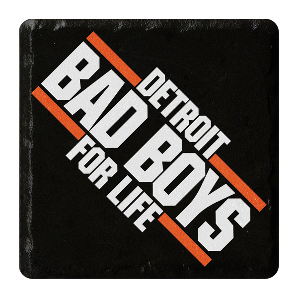 Detroit Bad Boys For Life Stone Tile Coaster