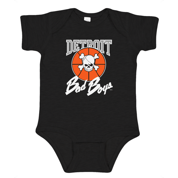Detroit Bad Boys Infant Classic Bodysuit - Black