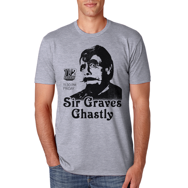 Sir Graves Ghastly MI Culture T-Shirt - Gray