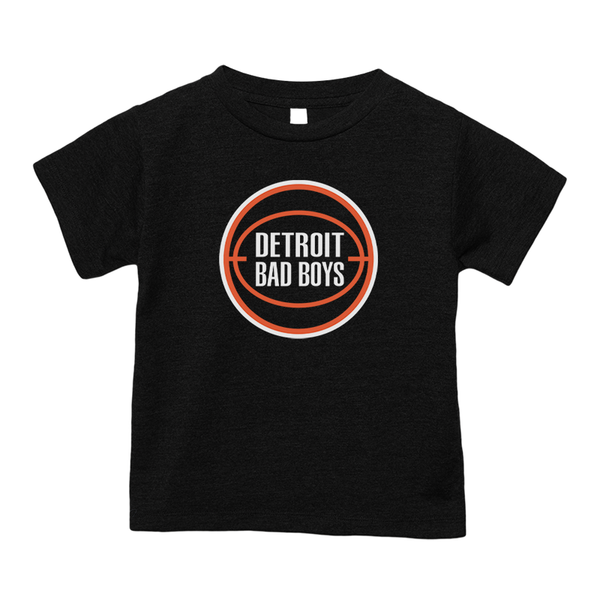 Motor City Bad Boys Black Infant Detroit Bad Boys Basketball T-Shirt