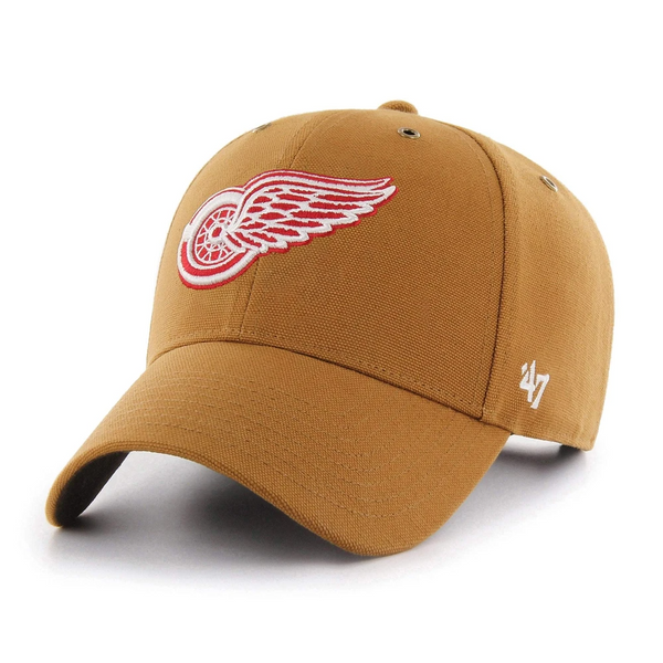 47 Brand Detroit Red Wings Brown Carhartt X MVP Adjustable Hat