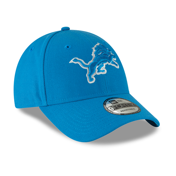 New Era Detroit Lions Blue 9Forty The League Adjustable Hat