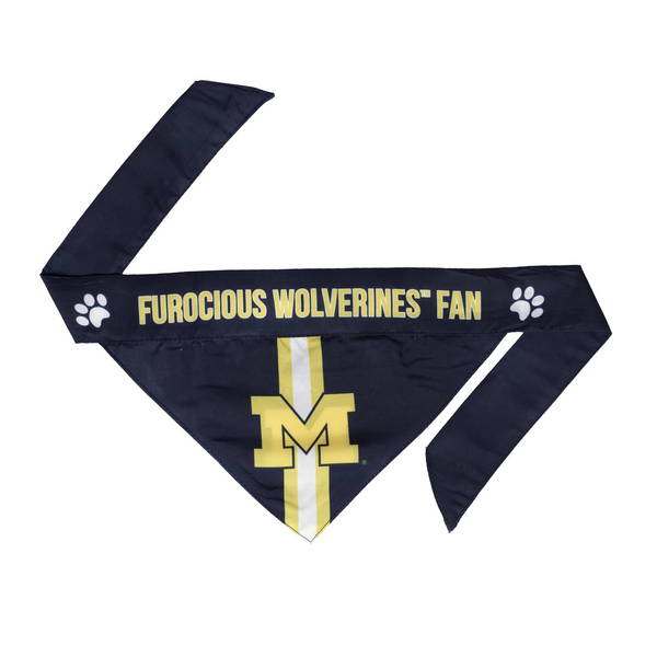 Michigan Wolverines Little Earth Pet Bandana - Navy