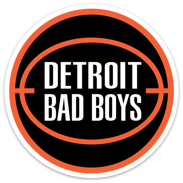 Motor City Bad Boys Detroit Bad Boys Basketball Decal