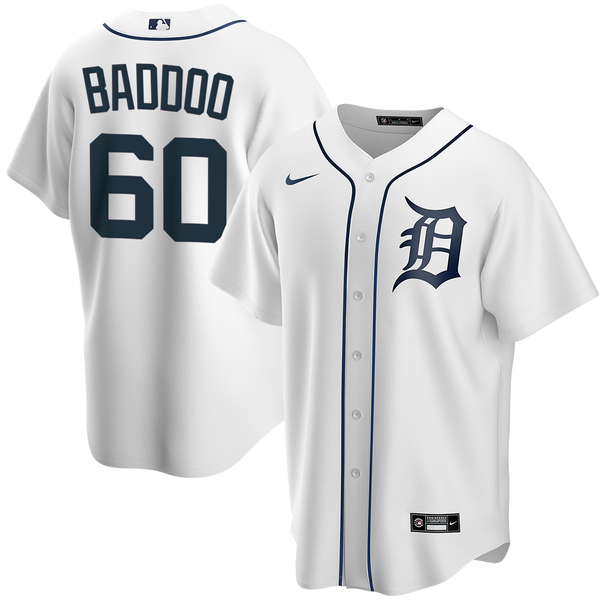 Akil Baddoo Detroit Tigers Replica Adult Home Jersey