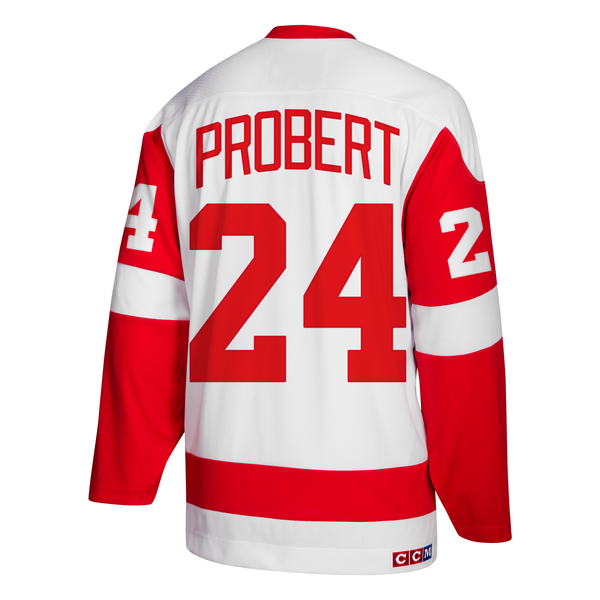 CCM Detroit Red Wings White Bob Probert Alumni Premier Jersey