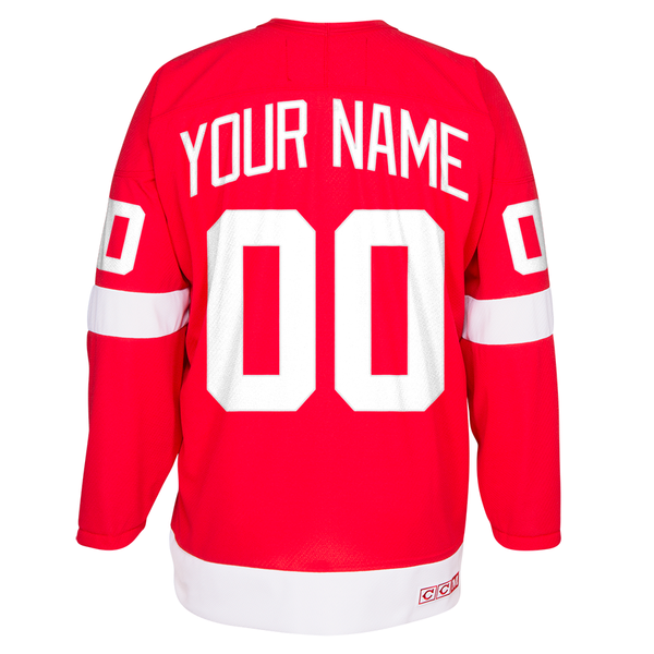 Detroit Red Wings custom name jersey