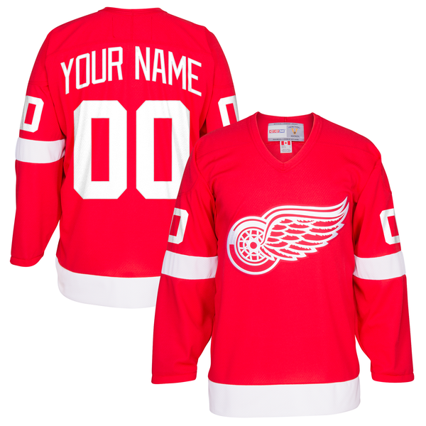 Youth Detroit Red Wings Red Home Custom Premier Jersey