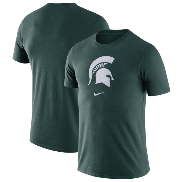 Michigan State Spartans Nike Cotton Logo T-Shirt - Green