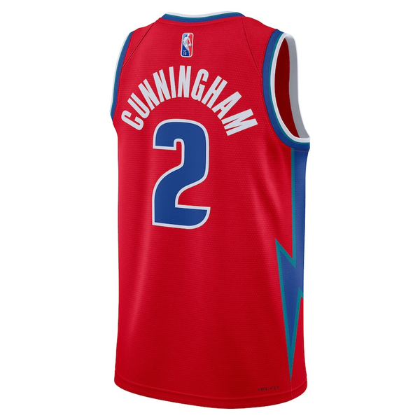 Cade Cunningham Detroit Pistons Nike  2021-22 City Edition Swingman Jersey - Red