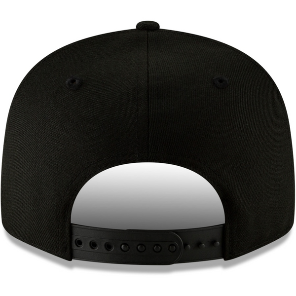 Detroit Lions New Era Blackout 9Fifty Snapback Hat - Black