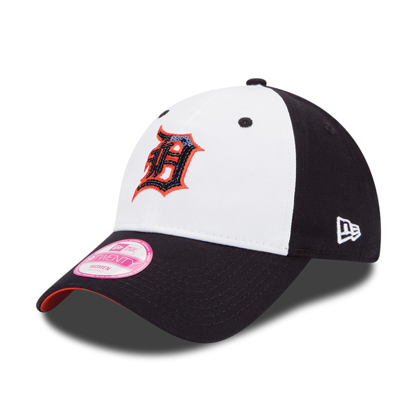 Detroit Tigers Women's New Era Navy Team Glisten 9TWENTY